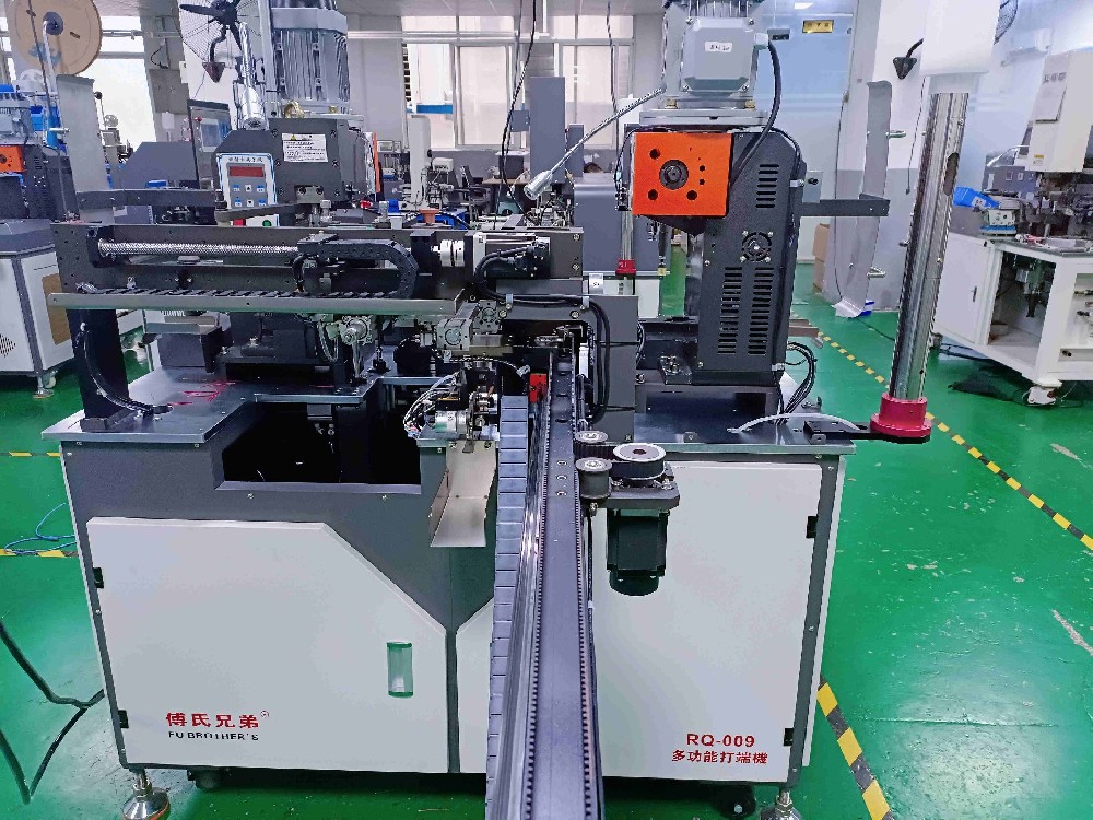 全自動并線打端子機，排線打端機，護套線靜音端子機